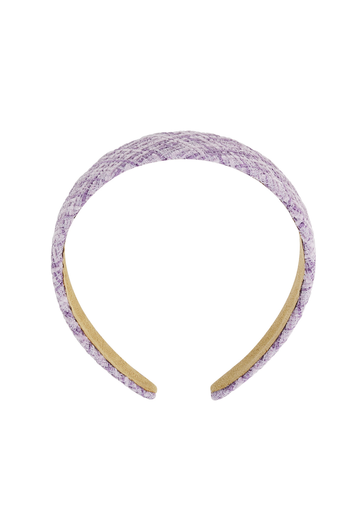 Desenli saç bandı - leylak Purple Plastic h5 