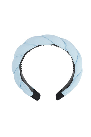 Hair Band Braid Detail - Blue Plastic h5 