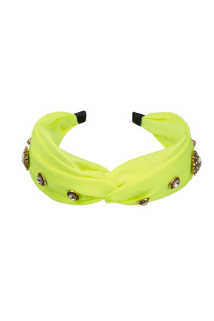 Headband statement stones - yellow h5 Picture4
