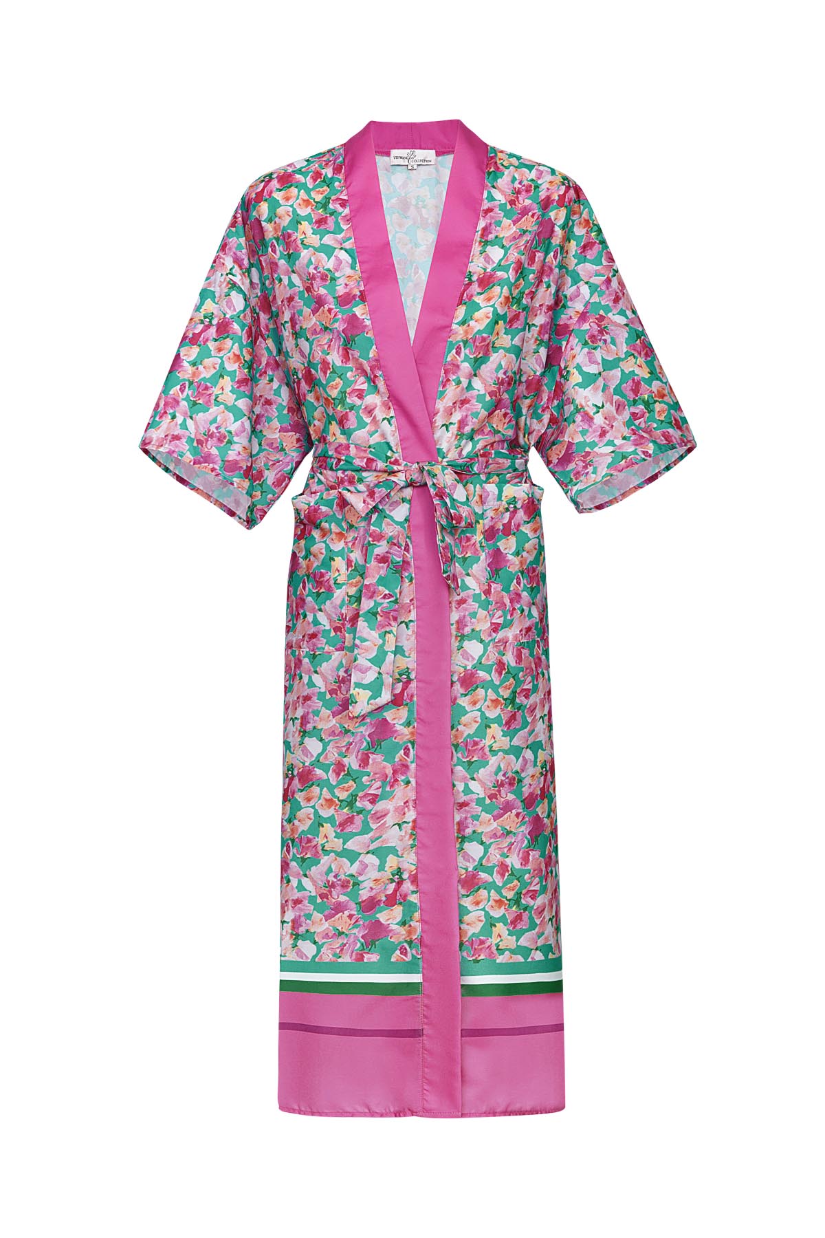 Kimono flower power - rosa 