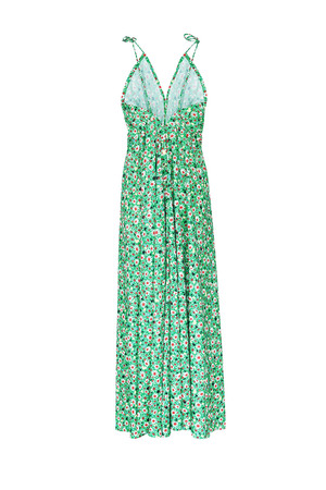 Yaz esintileri taşıyan maksi elbise - yeşil h5 Resim5