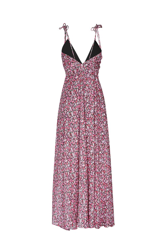 Dress spaghetti straps with print - red Picture4
