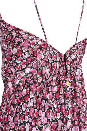 Dress spaghetti straps with print - red h5 Picture6