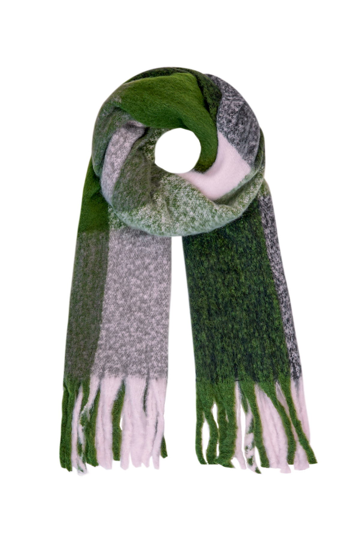 Echarpe ombre multi - vert
