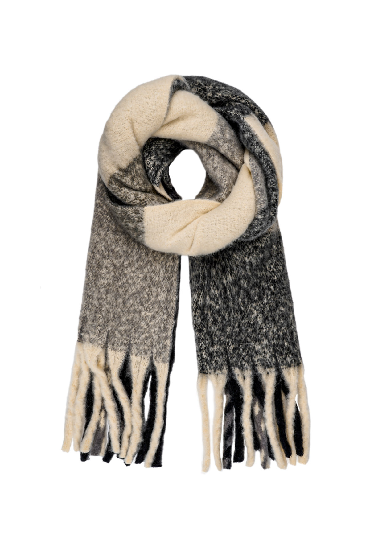 Scarf surfaces black beige h5 