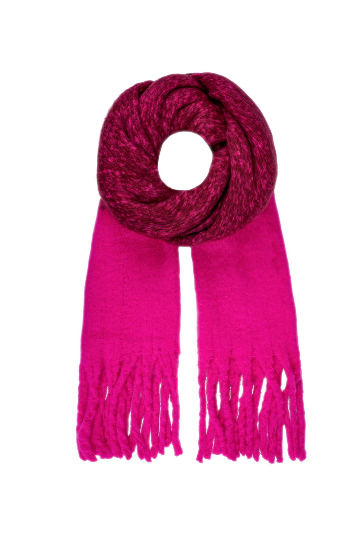 Kleurrijke sjaal fuchsia