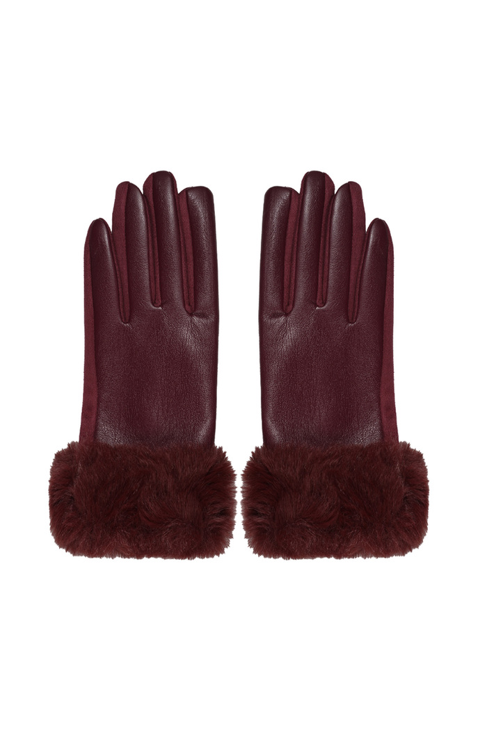 Gloves fluff - red 