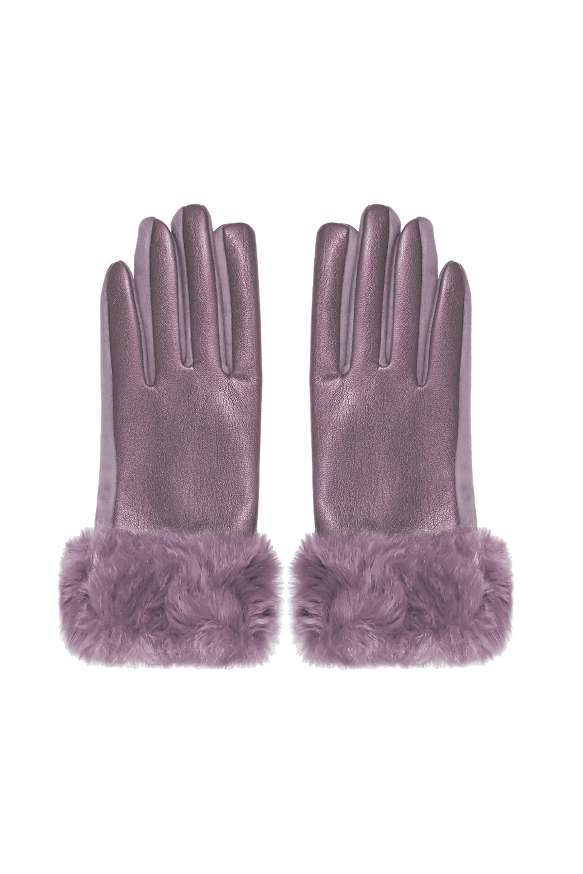 Gloves fluf - purple