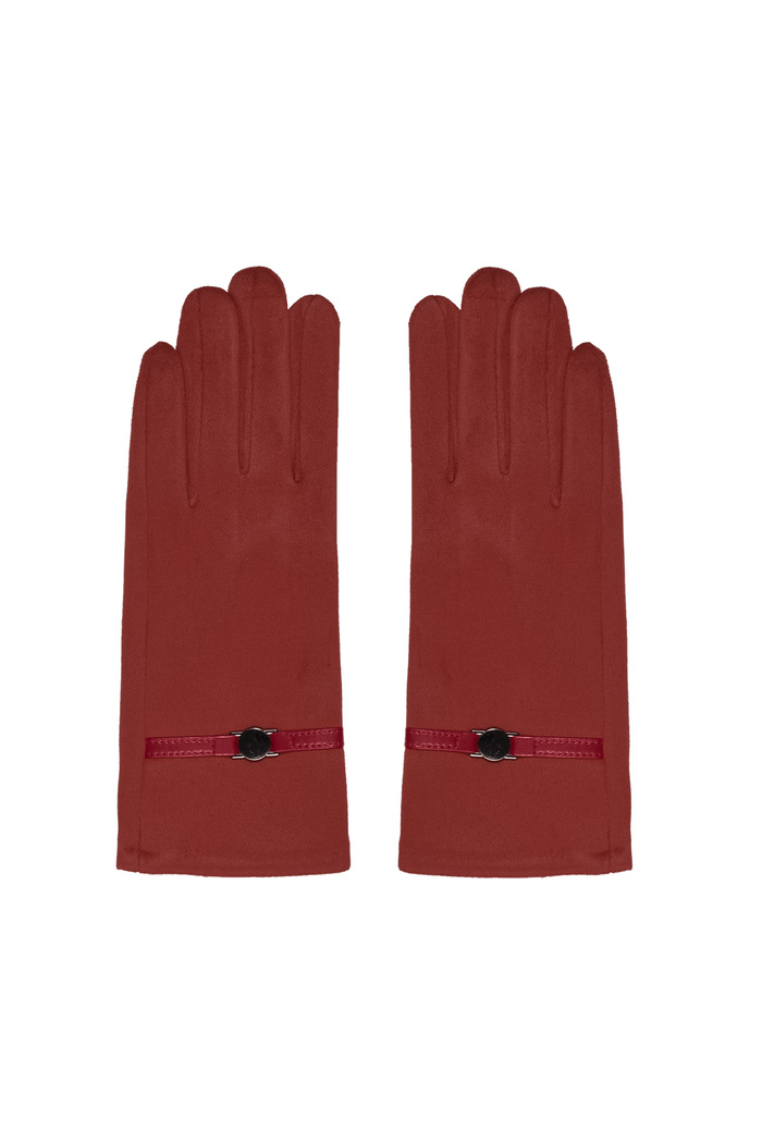 Glove strap - red 