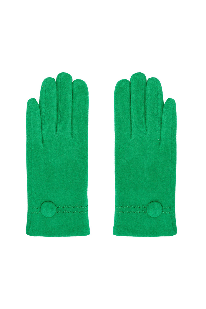 Handschoenen met knoop - groen 