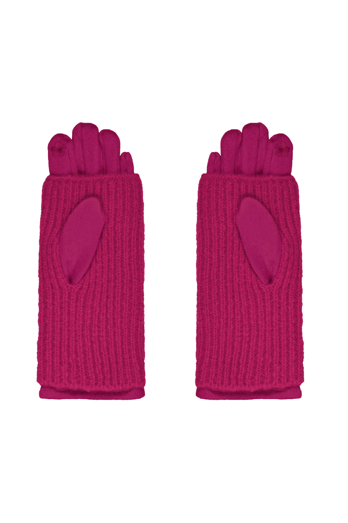 Gloves double layer - fuchsia Picture2