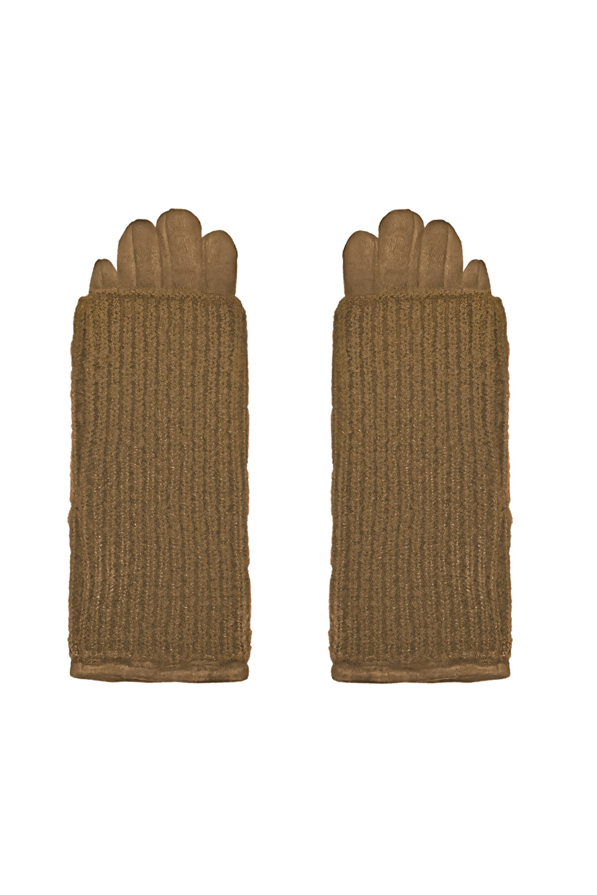 Guantes doble capa - beige