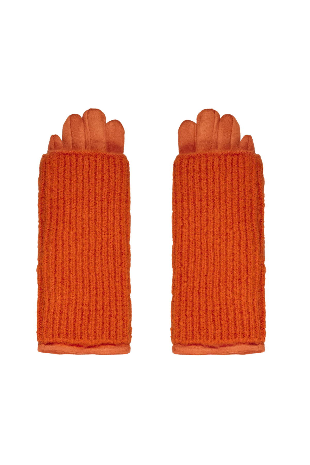 Doppellagige Handschuhe – Orange