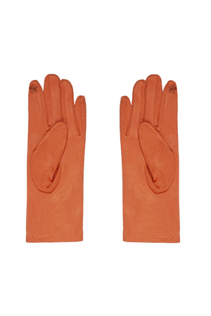 Handschoenen steentjes - oranje h5 Afbeelding3