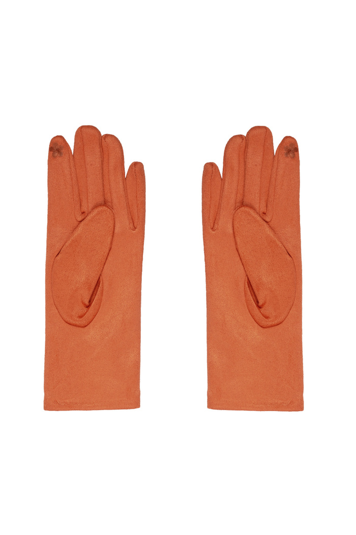 Handschoenen steentjes - oranje Afbeelding3