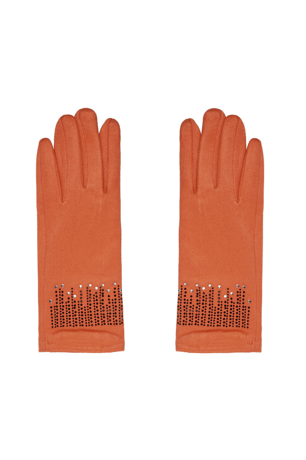 Handschuhe Steine - Orange