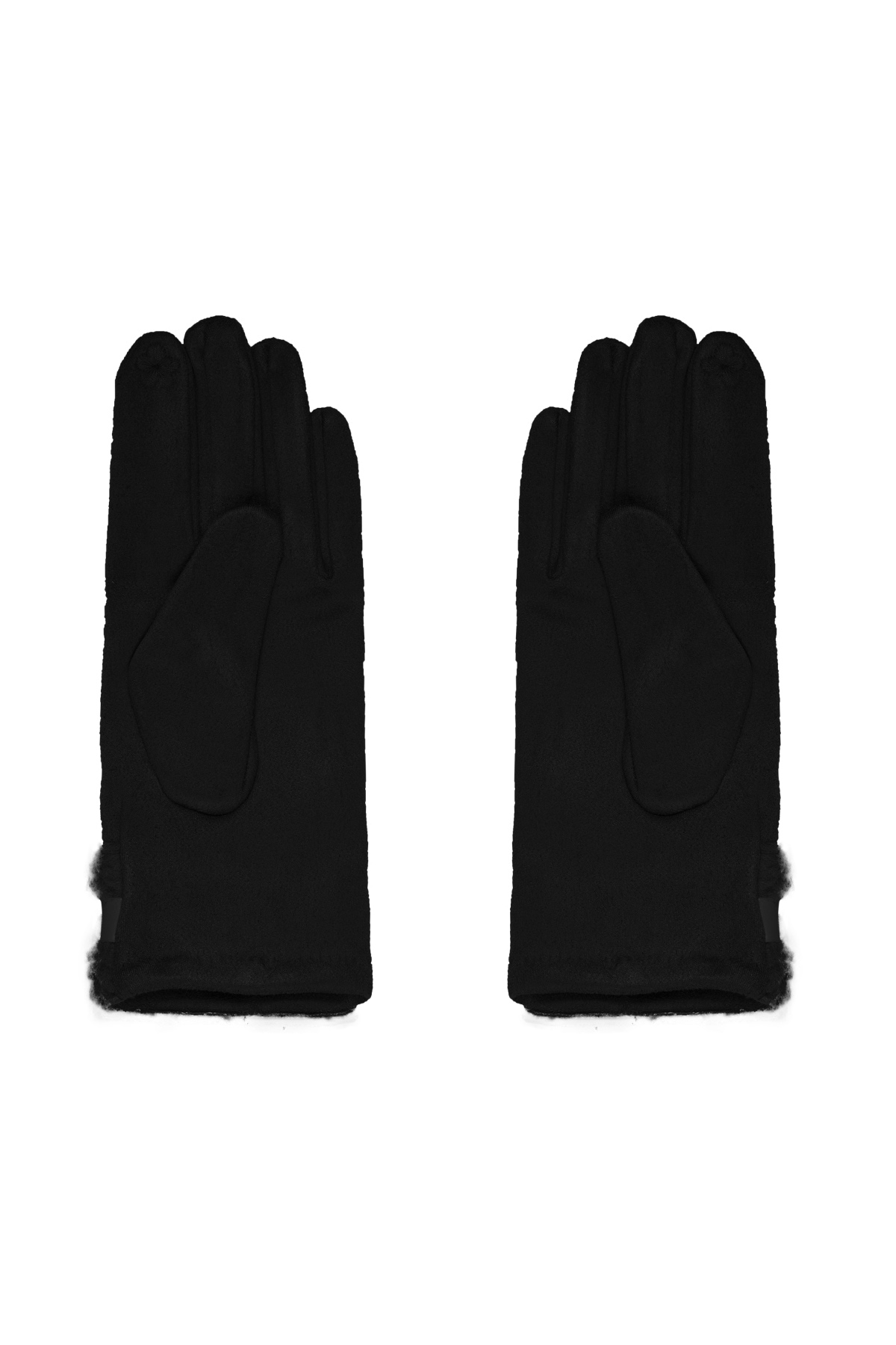 Guanti dettaglio orsetto - neri Immagine2