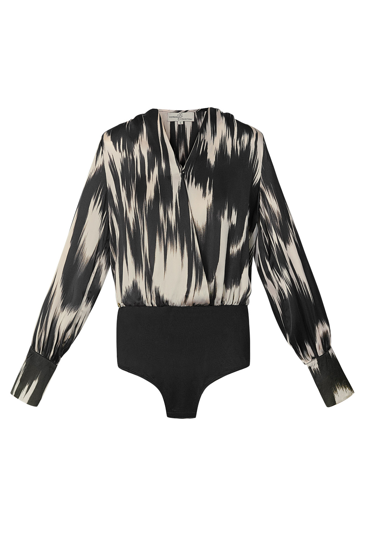 Body Sweep Print – Schwarz/Beige h5 