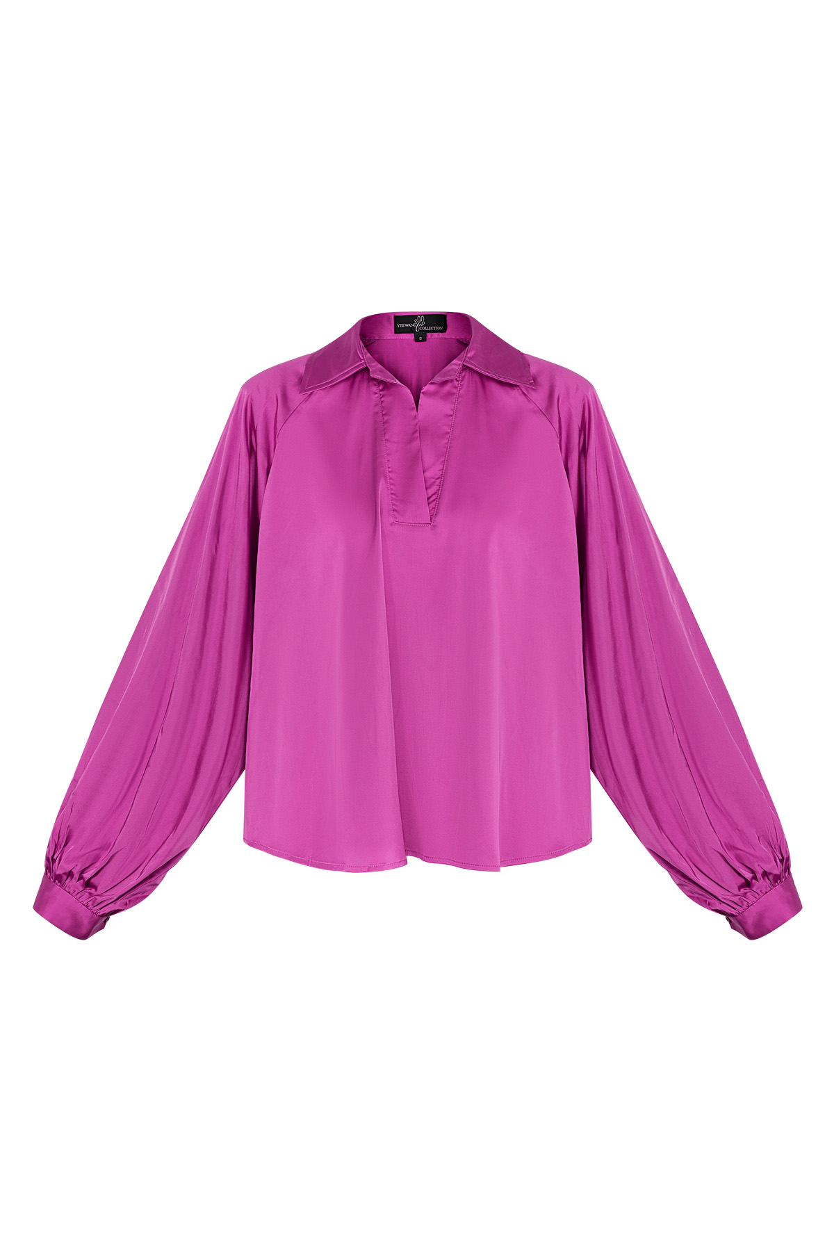 Blouse puffed sleeve pink h5 