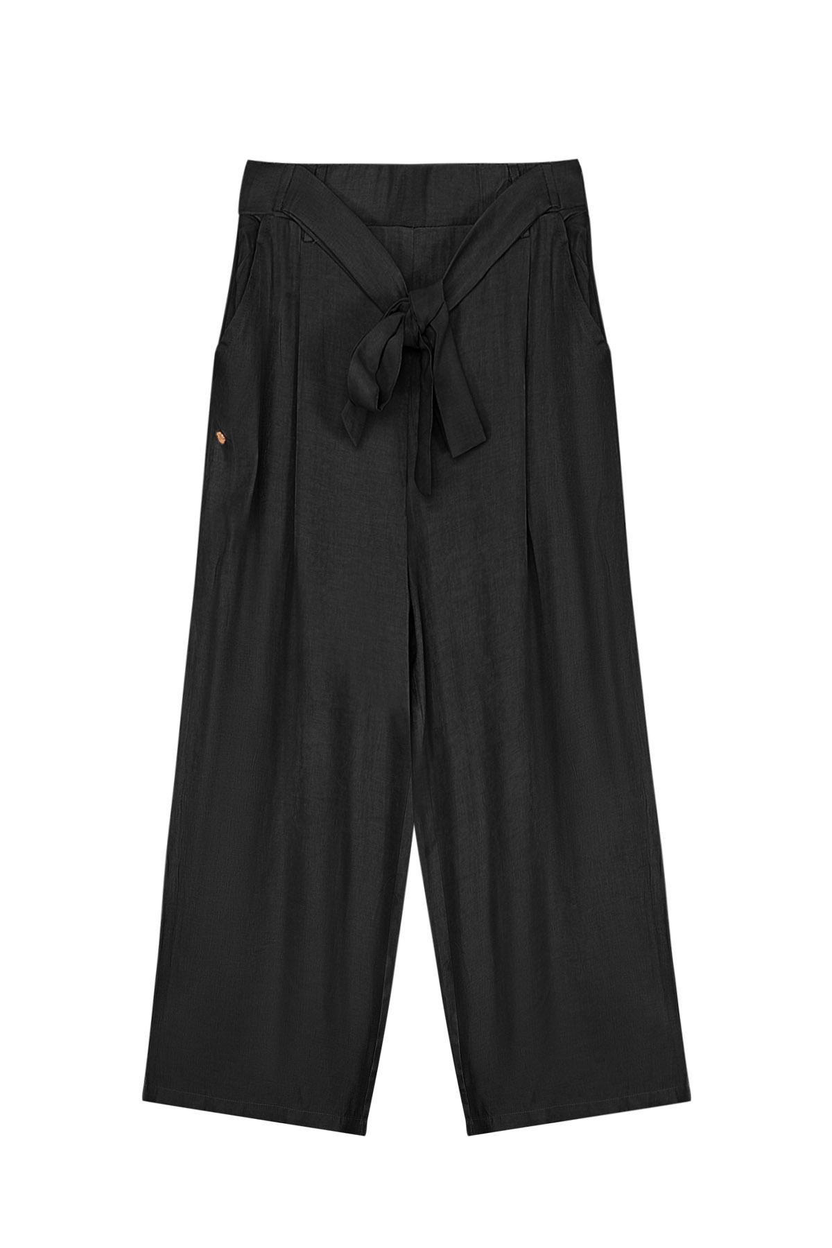 Pantalon long nœud détail noir h5 