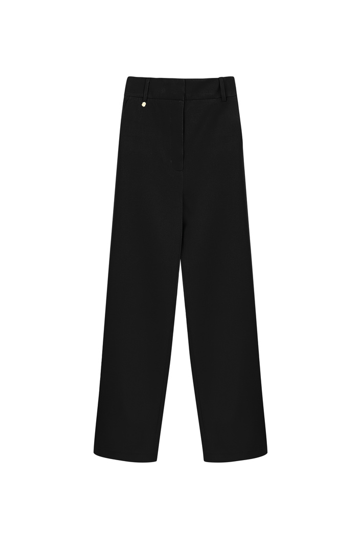Pleated trousers - black 