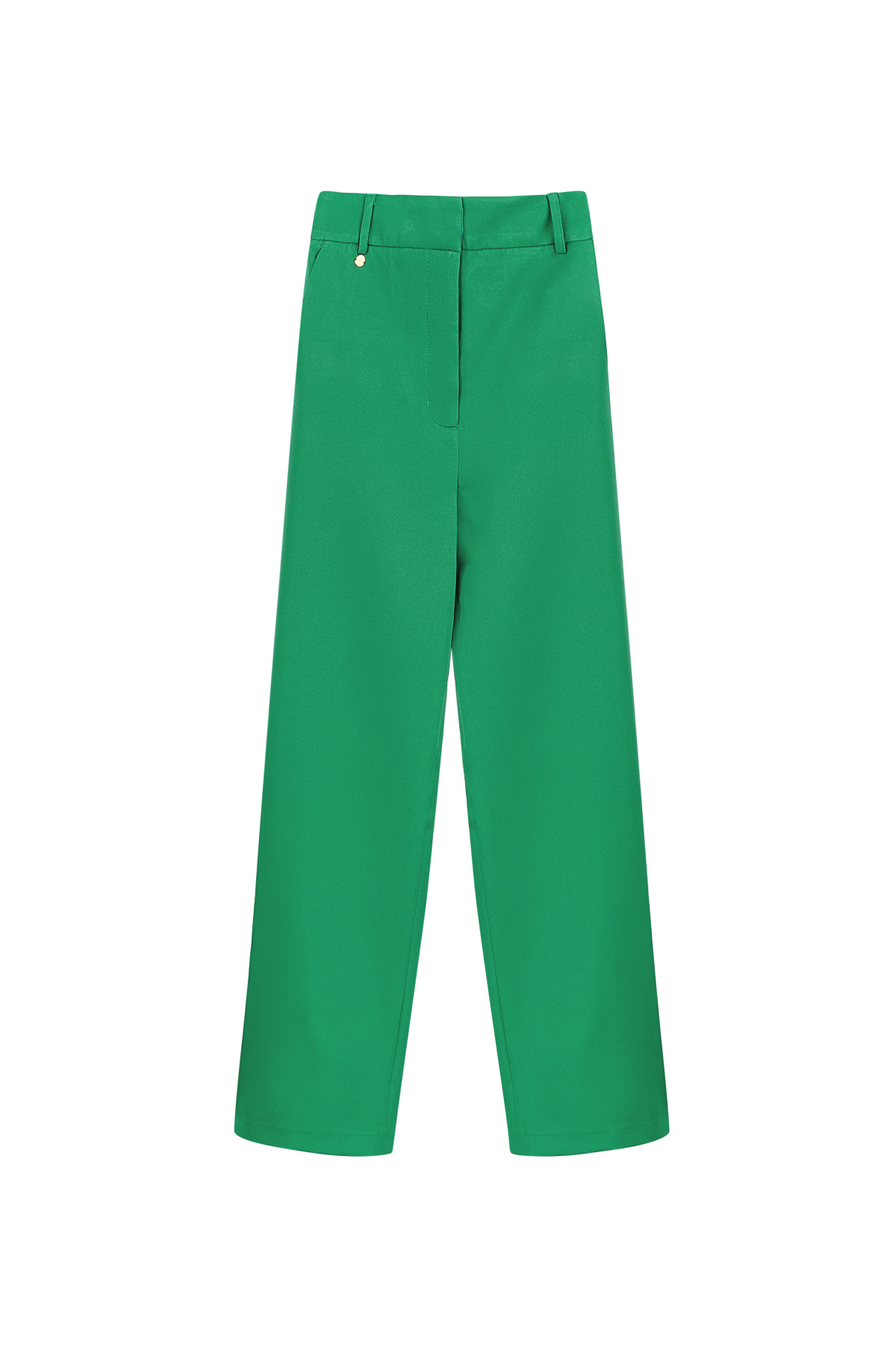 Pileli pantolon - yeşil 