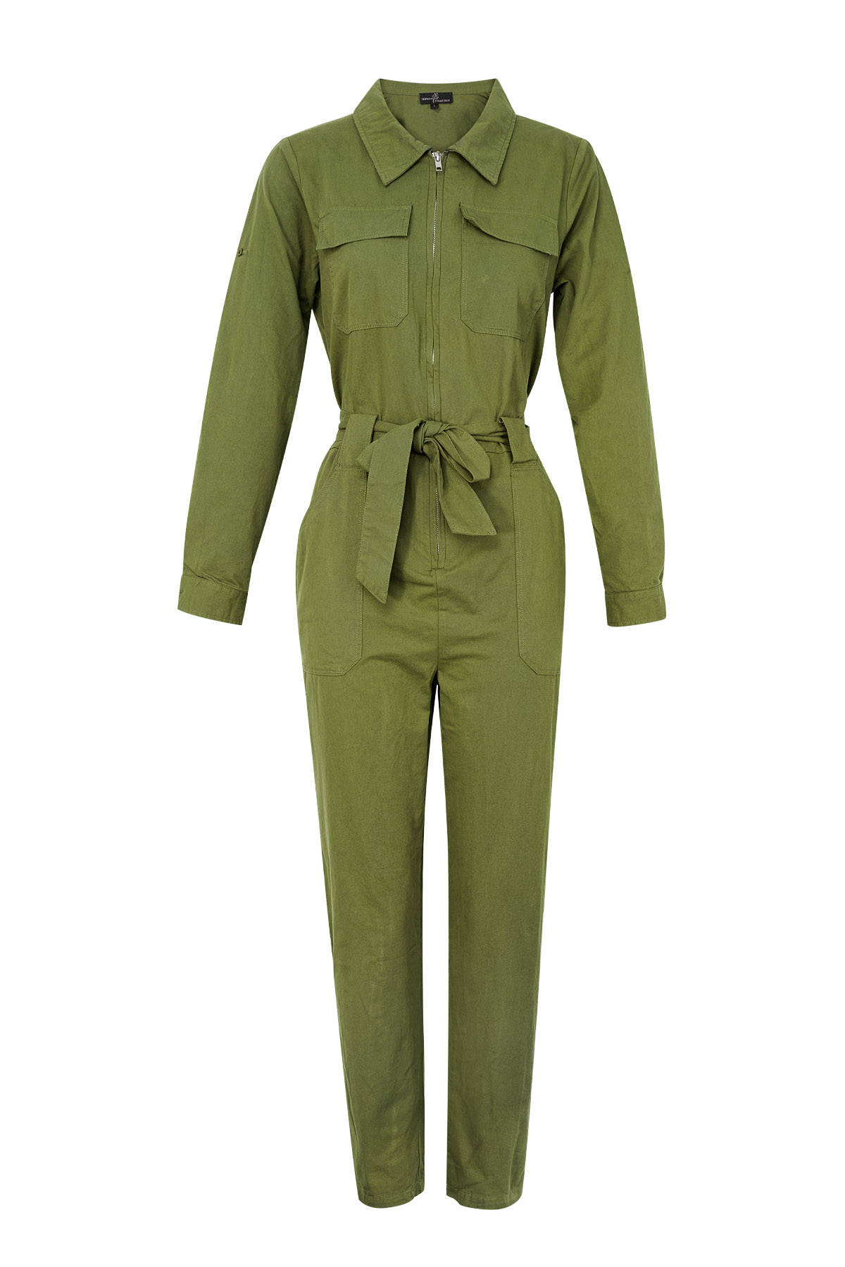 Jumpsuit cotton green h5 