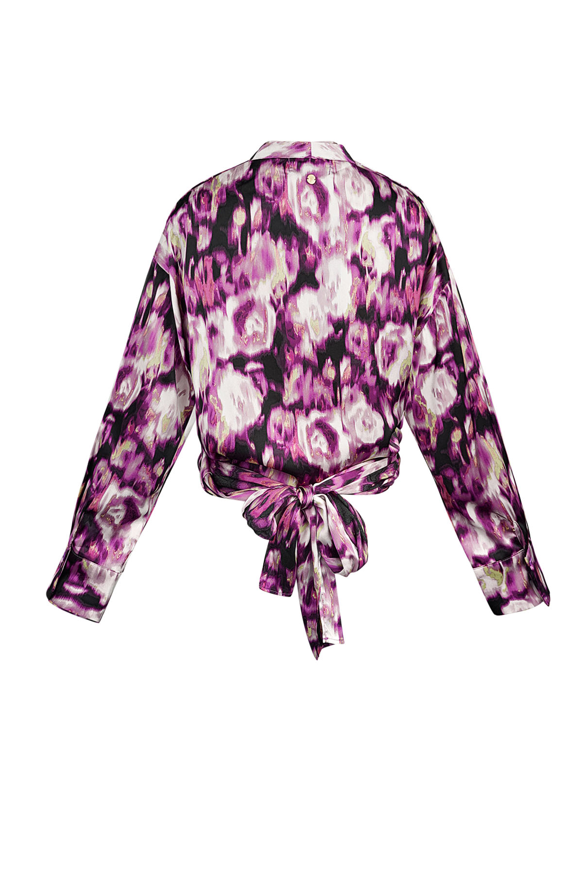 Wickelbluse mit Tigermuster - rosa Bild7