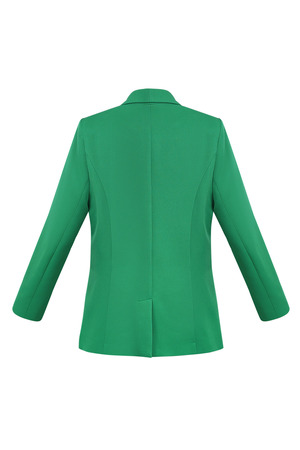 Oversized blazer gold buttons - green h5 Picture8