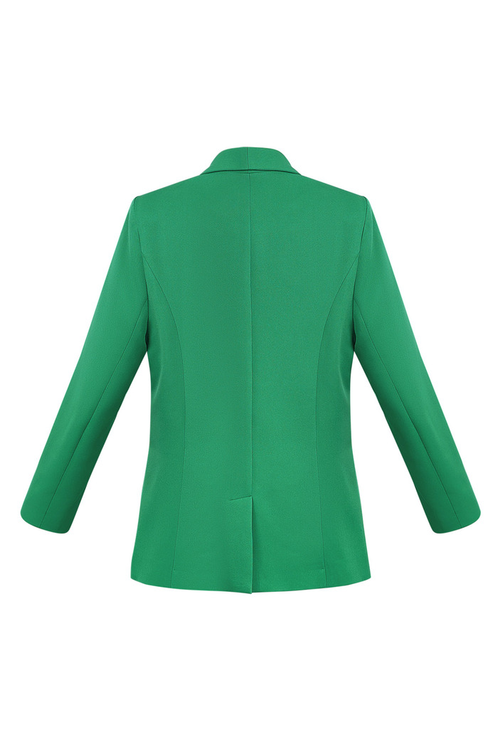 Oversized blazer gold buttons - green Picture8