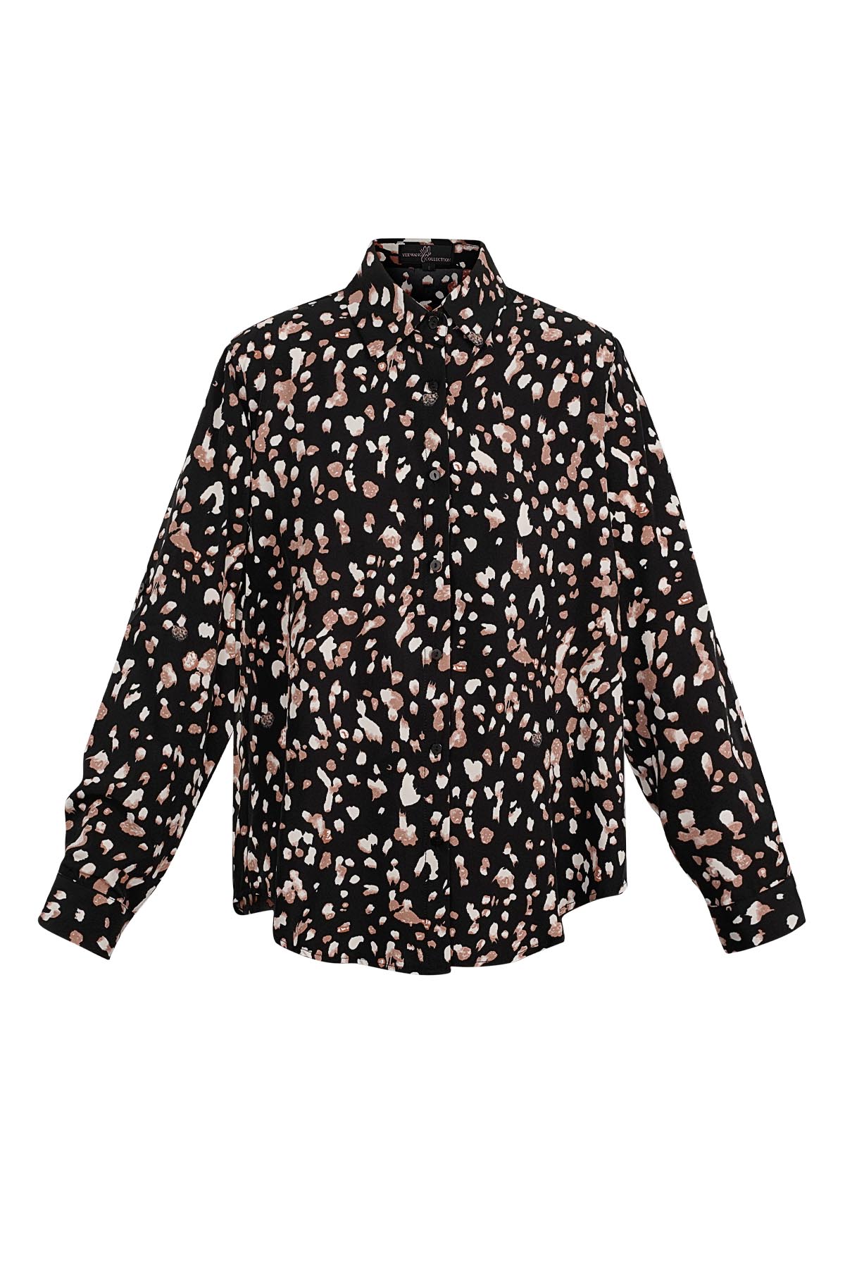 Blouse leopard print black multi 2