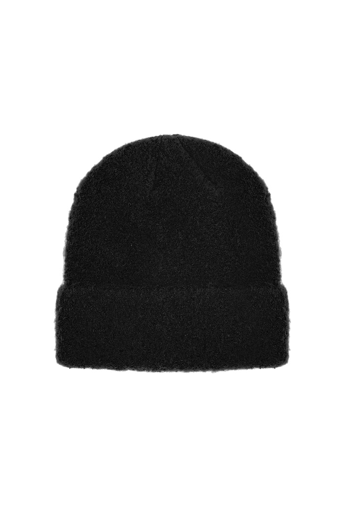 Basic-Mütze – schwarz 