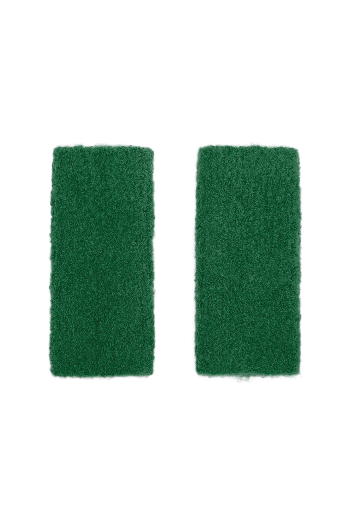 Gloves with hole - dark green Picture3