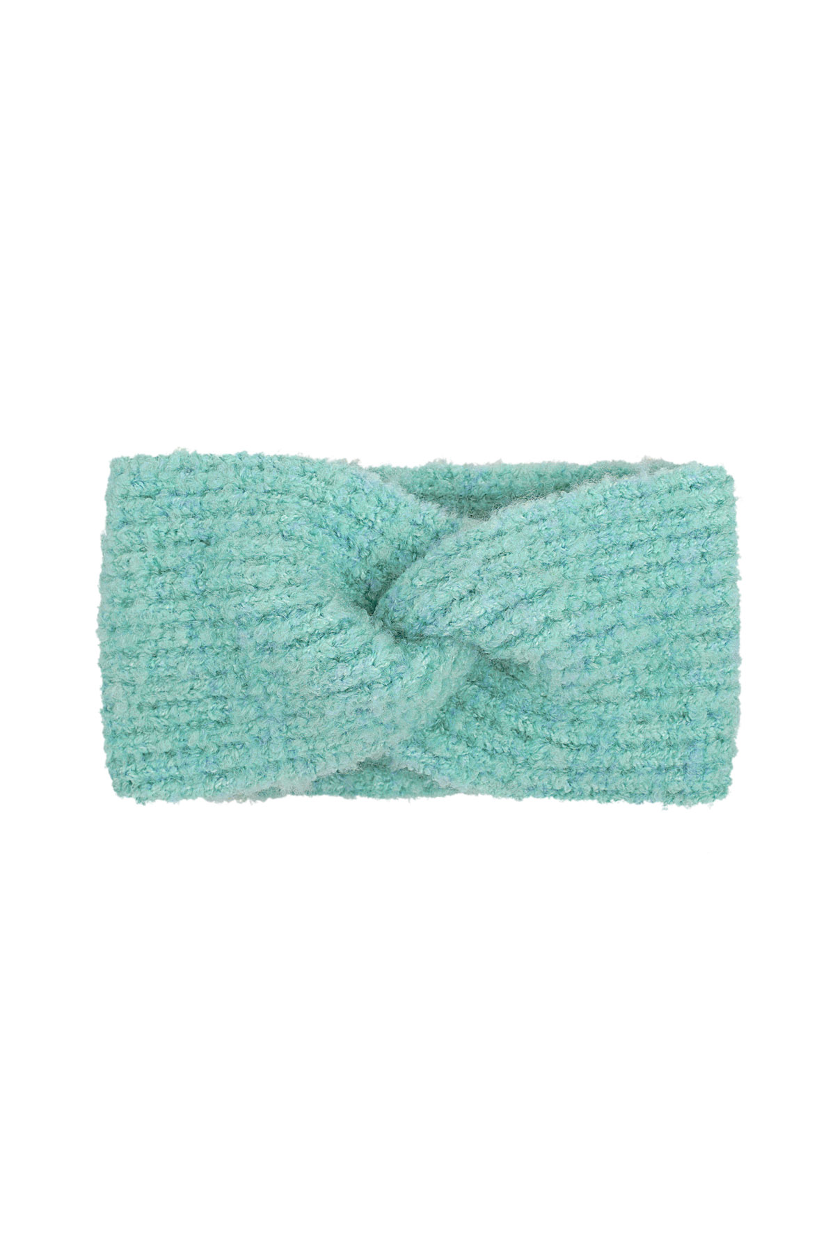 Knitted head warmer basic - turquoise