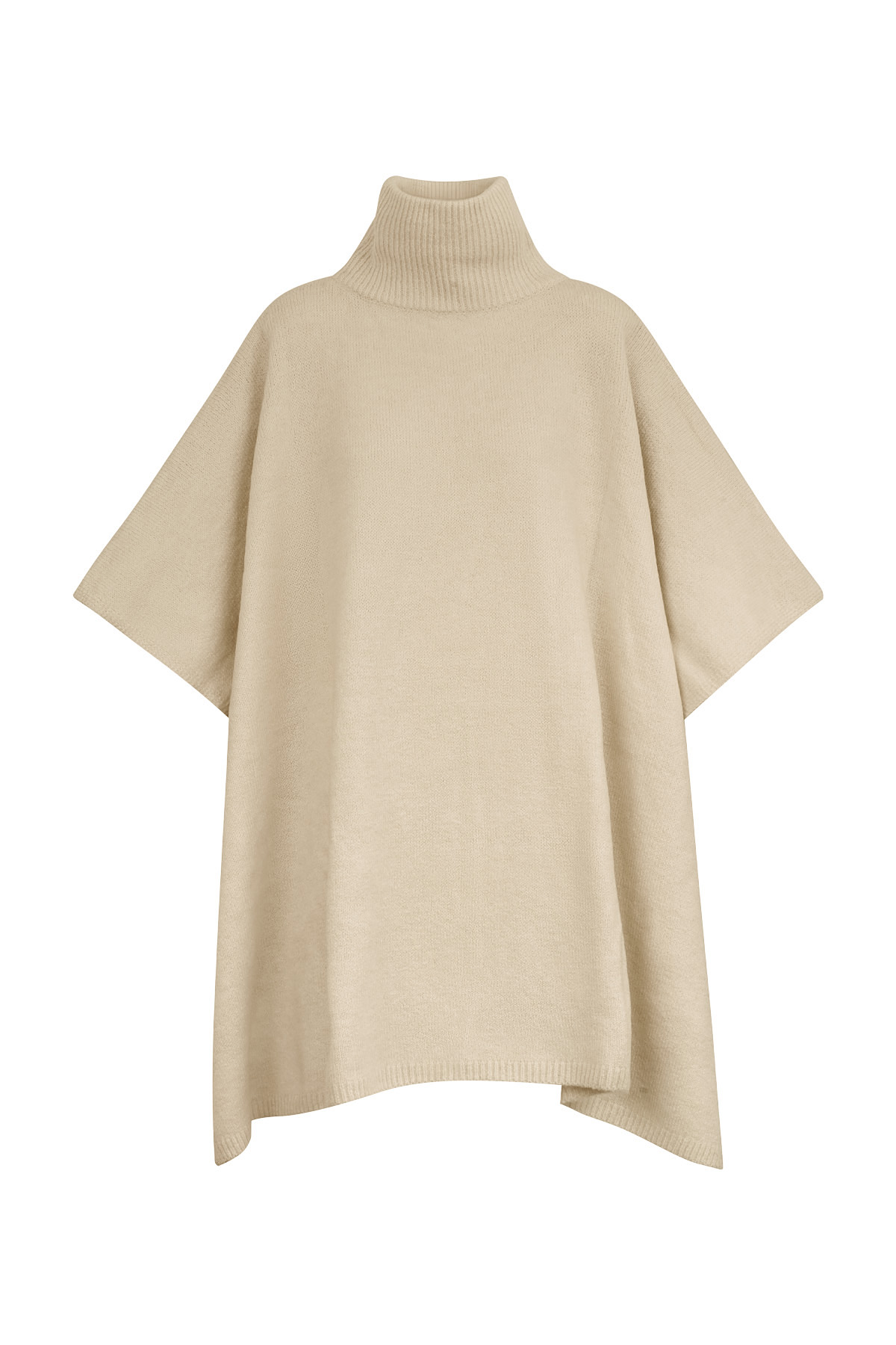 Basic poncho - beige