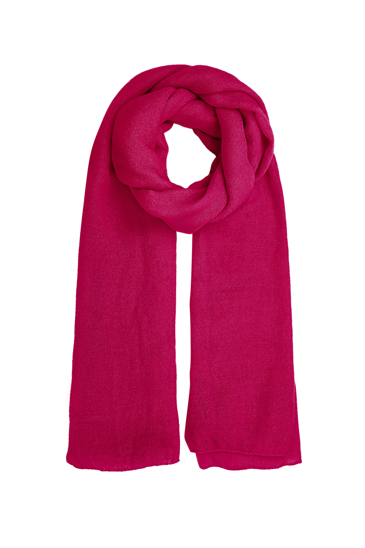 Scarf solid color - fuchsia 2