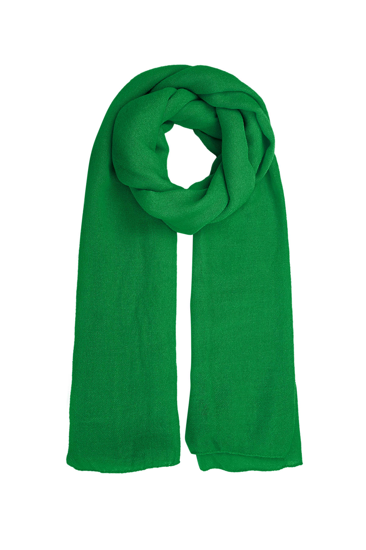 Echarpe couleur unie - vert 