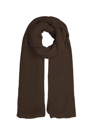 Scarf solid color - terracotta h5 