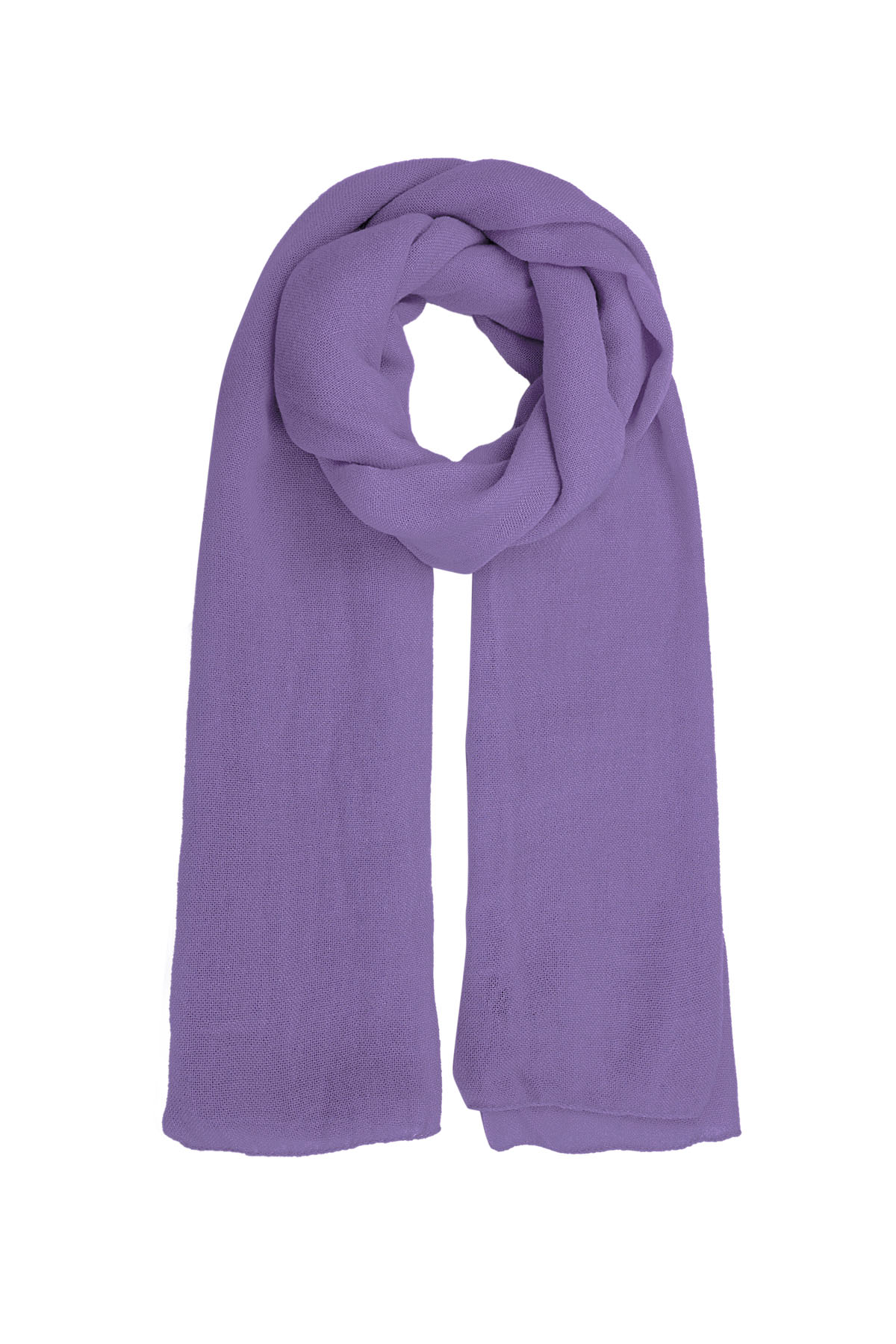 Einfarbiger Schal - Lavendel