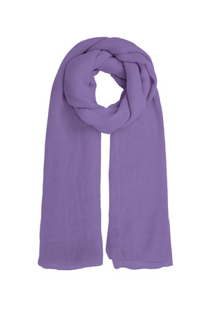 Sjaal effen kleur - lavendel h5 