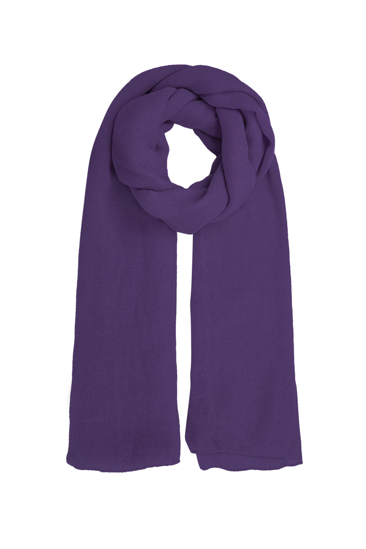 Echarpe couleur unie - violet h5 
