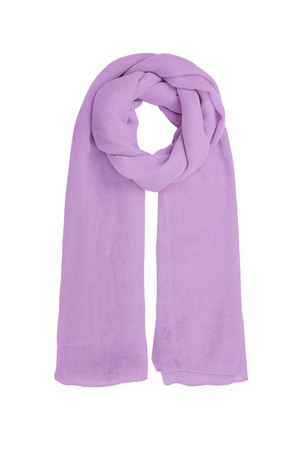 Scarf solid color - lilac h5 