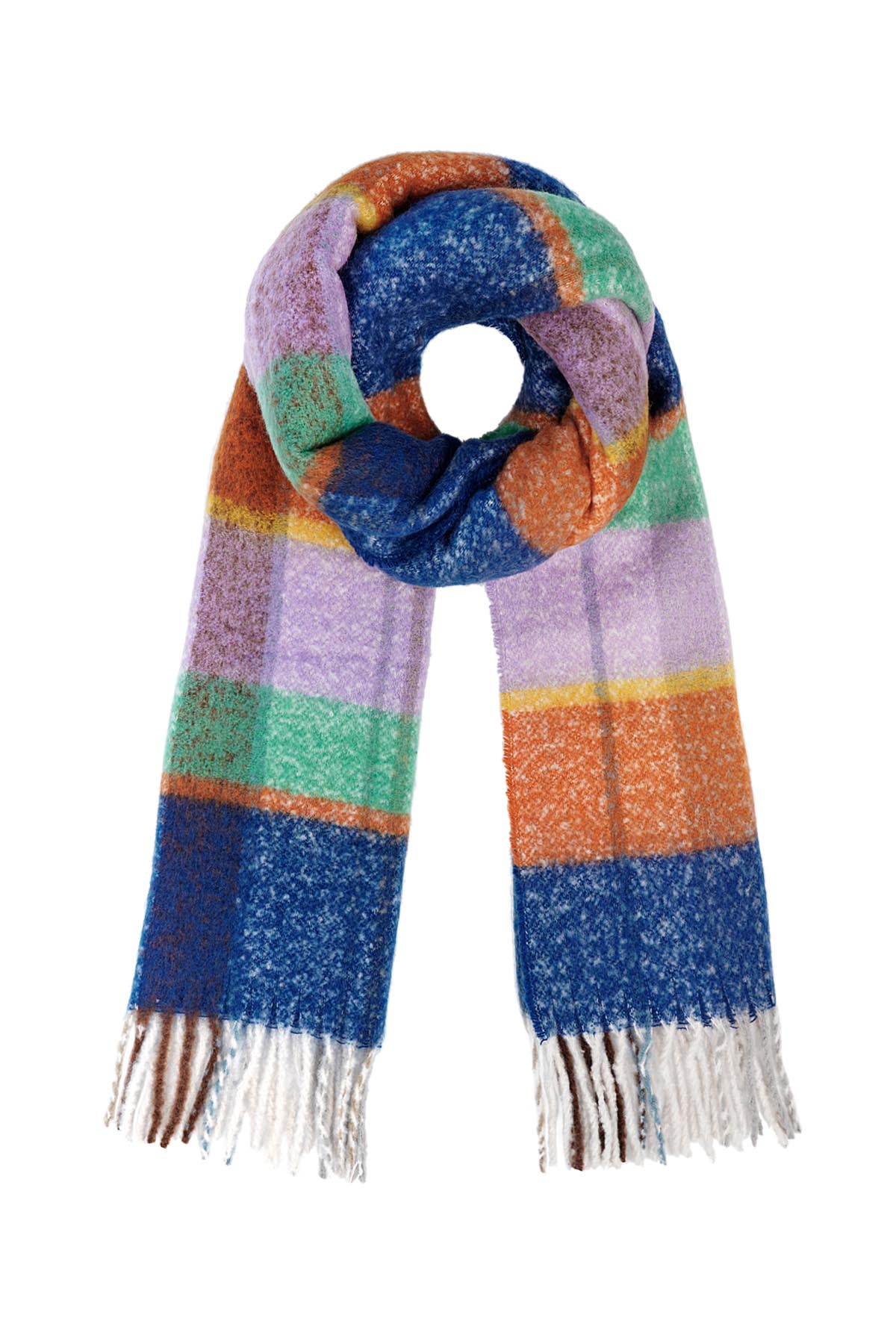 Foulard zones colorées - multi