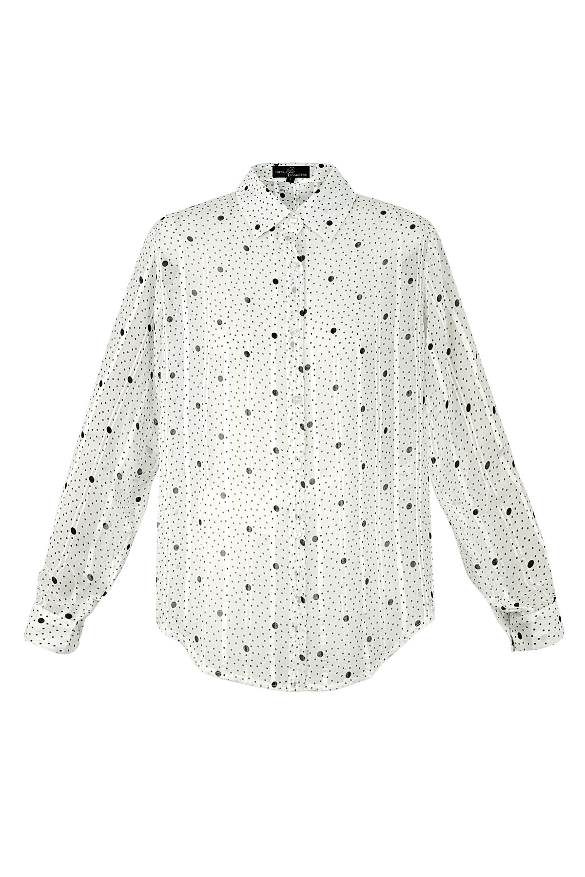 Blouse dots - white 2