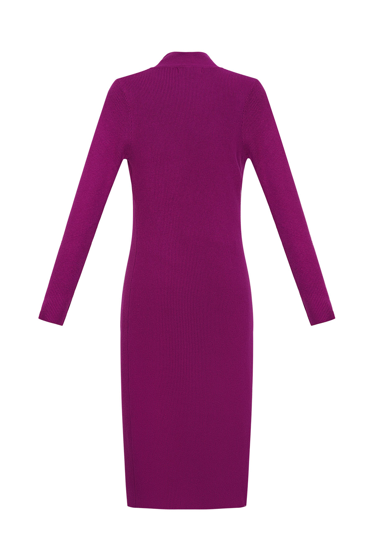 Midi dress with slit - purple h5 Picture7
