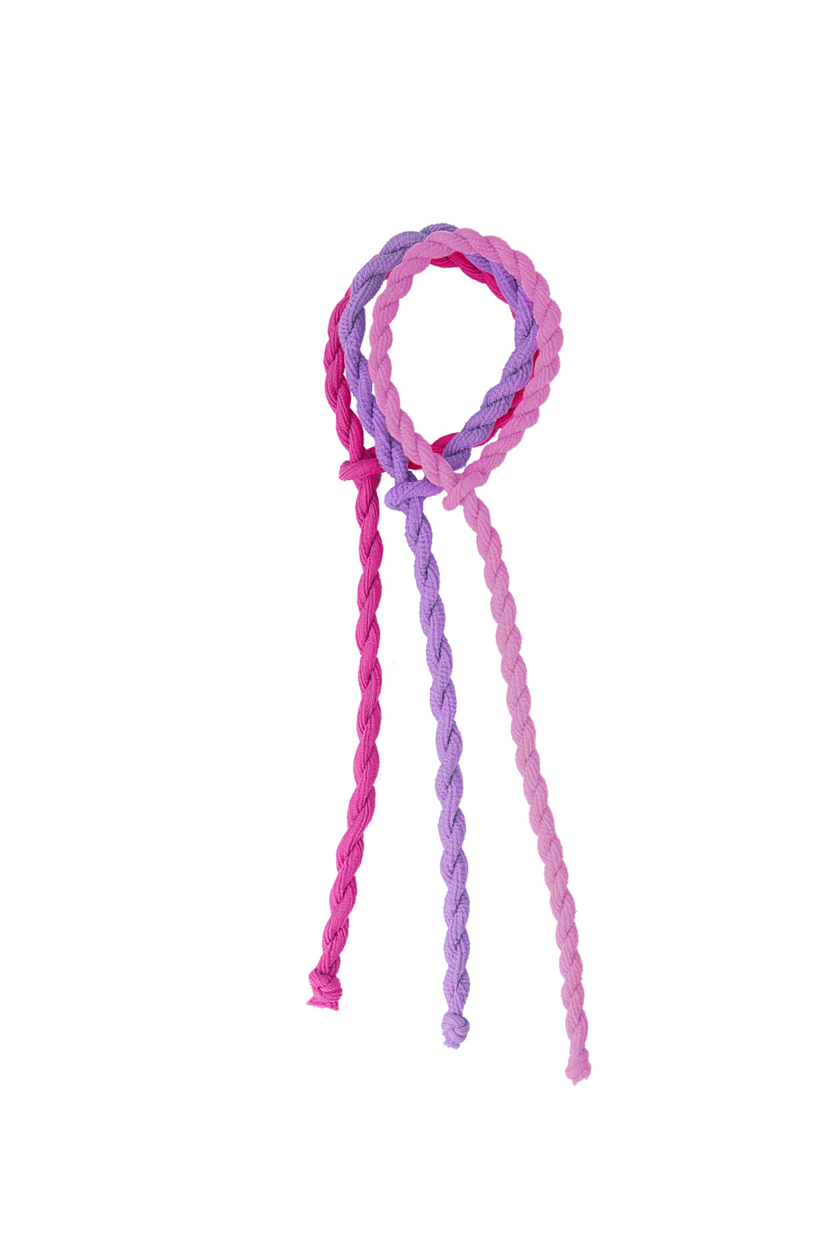 Twisted hair elastic - purple