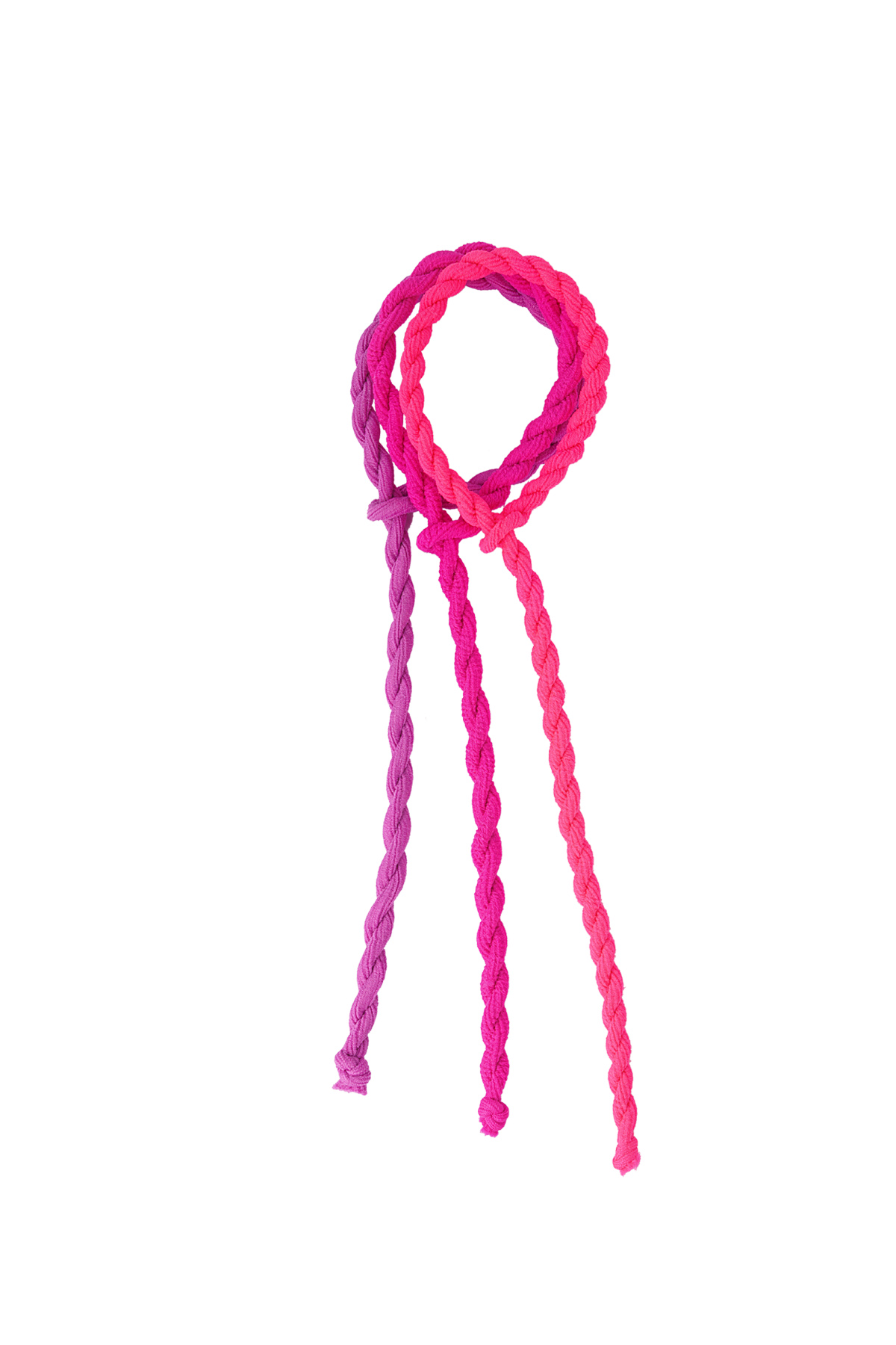 Twisted hair elastic - pink & purple h5 