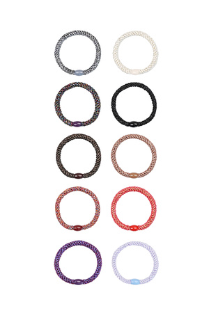 Coffret bracelets élastiques pour cheveux mix automne - multi h5 