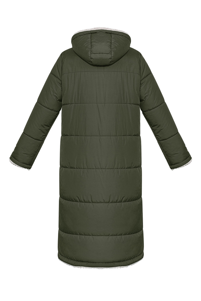 Nylon long coat - Green - S Picture7