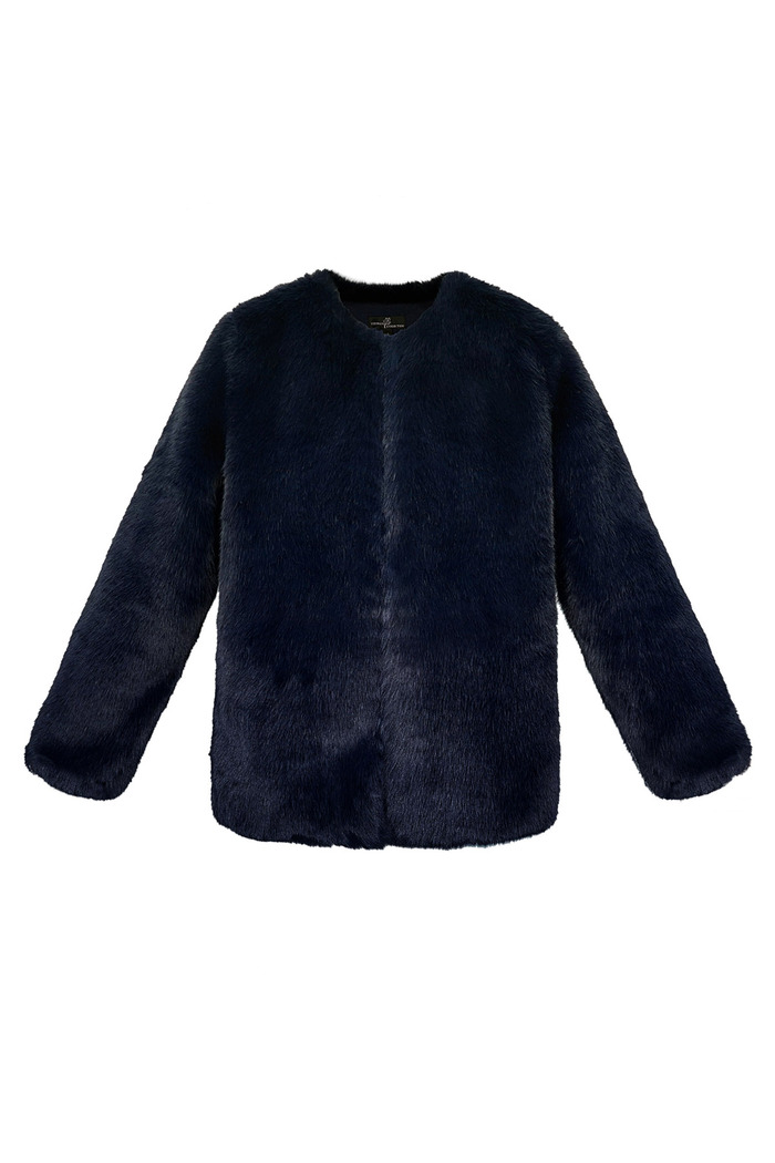 Manteau en fausse fourrure - dark blue 